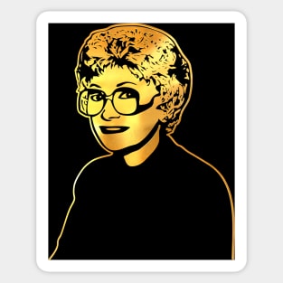 Estelle Getty | Gold Series | Pop Art Sticker